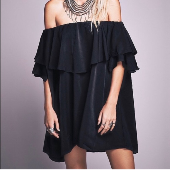 MLM Dresses & Skirts - MLM Label Ruffle Off the Shoulder Dress - Revolve